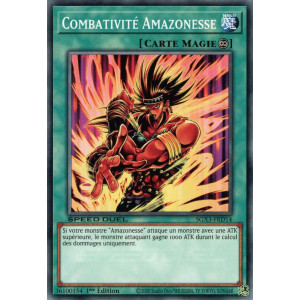 Yu-Gi-Oh TCG SGX3-FRD14 C Combativité Amazonesse Speed Duel GX : Les Duellistes des Ombres