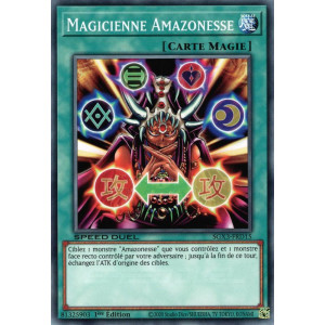 Yu-Gi-Oh TCG SGX3-FRD15 C Magicienne Amazonesse Speed Duel GX : Les Duellistes des Ombres