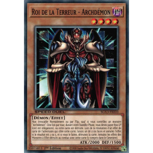 Yu-Gi-Oh TCG SGX3-FRE03 C Roi de la Terreur - Archdémon Speed Duel GX : Les Duellistes des Ombres