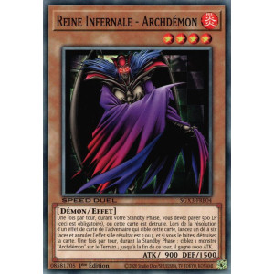 Yu-Gi-Oh TCG SGX3-FRE04 C Reine Infernale - Archdémon Speed Duel GX : Les Duellistes des Ombres