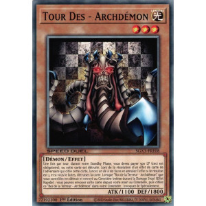 Yu-Gi-Oh TCG SGX3-FRE08 C Tour Des - Archdémon Speed Duel GX : Les Duellistes des Ombres