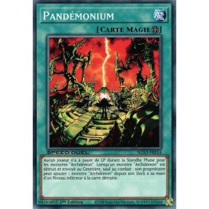Yu-Gi-Oh TCG SGX3-FRE14 C Pandémonium Speed Duel GX : Les Duellistes des Ombres