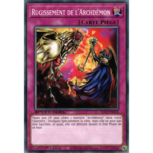 Yu-Gi-Oh TCG SGX3-FRE18 C Rugissement de l'Archdémon Speed Duel GX : Les Duellistes des Ombres