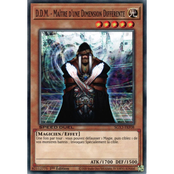 Yu-Gi-Oh TCG SGX3-FRF08 C D.D.M. - Maître d'une Dimension Différente Speed Duel GX : Les Duellistes des Ombres