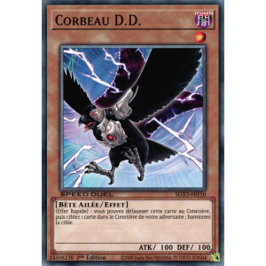 Yu-Gi-Oh TCG SGX3-FRF10 C Corbeau D.D. Speed Duel GX : Les Duellistes des Ombres