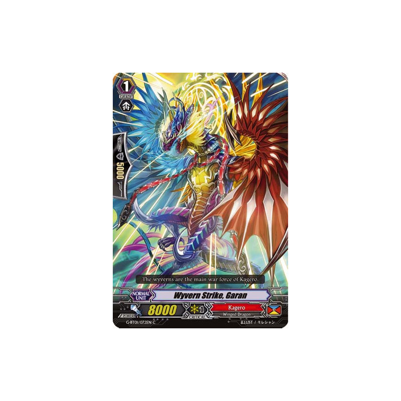 Vanguard_TCG_card_G-BT01_072EN_C_Wyvern_Strike_Garan_Generation_Stride