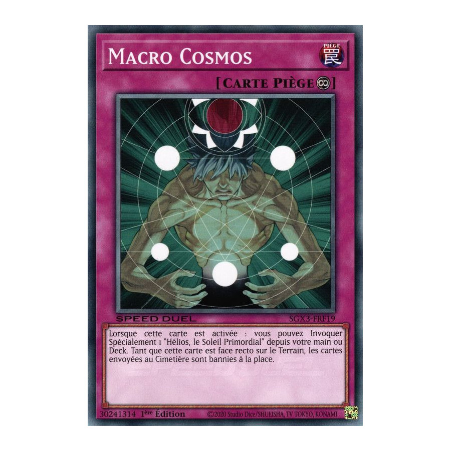 Yu-Gi-Oh TCG SGX3-FRF19 C Macro Cosmos Speed Duel GX : Les Duellistes des Ombres