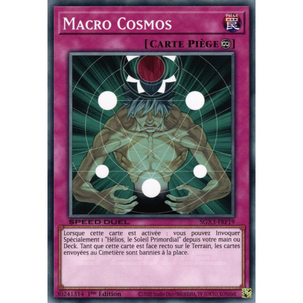 Yu-Gi-Oh TCG SGX3-FRF19 C Macro Cosmos Speed Duel GX : Les Duellistes des Ombres