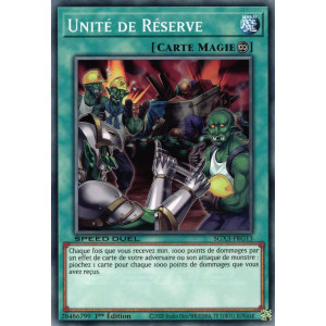 Yu-Gi-Oh TCG SGX3-FRG13 C Unité de Réserve Speed Duel GX : Les Duellistes des Ombres