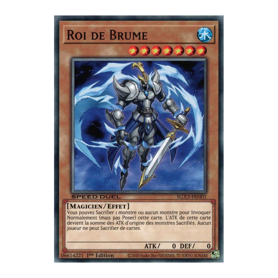 Yu-Gi-Oh TCG SGX3-FRH01 C Roi de Brume Speed Duel GX : Les Duellistes des Ombres
