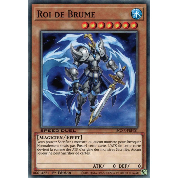 Yu-Gi-Oh TCG SGX3-FRH01 C Roi de Brume Speed Duel GX : Les Duellistes des Ombres