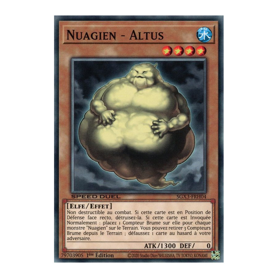 Yu-Gi-Oh TCG SGX3-FRH04 C Nuagien - Altus Speed Duel GX : Les Duellistes des Ombres