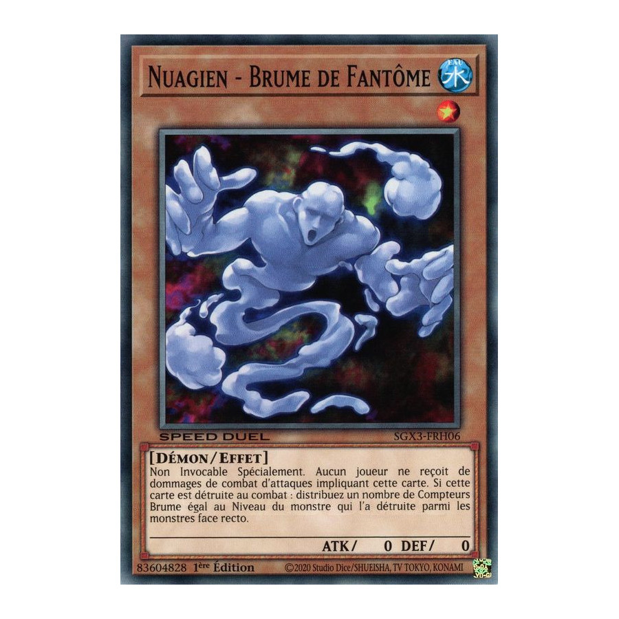 Yu-Gi-Oh TCG SGX3-FRH06 C Nuagien - Brume de Fantôme Speed Duel GX : Les Duellistes des Ombres