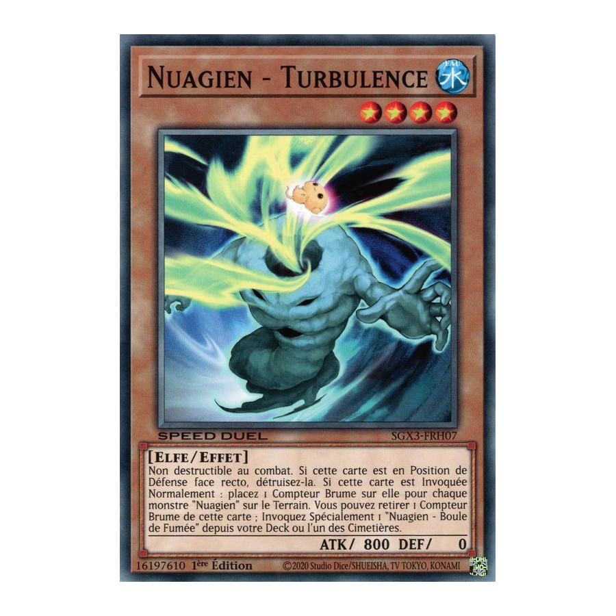 Yu-Gi-Oh TCG SGX3-FRH07 C Nuagien - Turbulence Speed Duel GX : Les Duellistes des Ombres