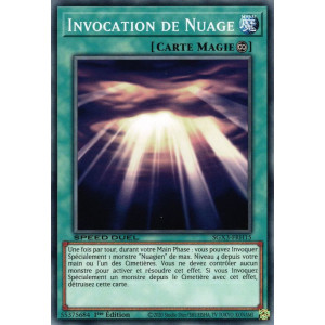 Yu-Gi-Oh TCG SGX3-FRH15 C Invocation de Nuage Speed Duel GX : Les Duellistes des Ombres