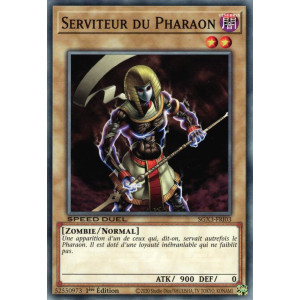 Yu-Gi-Oh TCG SGX3-FRI03 C Serviteur du Pharaon Speed Duel GX : Les Duellistes des Ombres