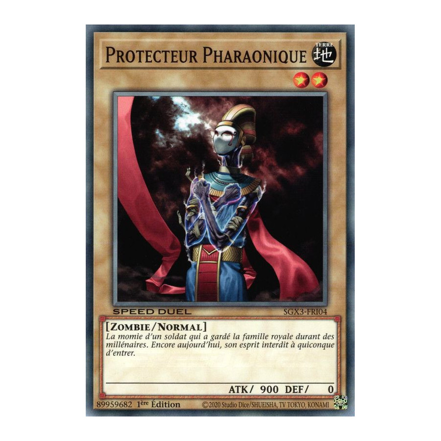 Yu-Gi-Oh TCG SGX3-FRI04 C Protecteur Pharaonique Speed Duel GX : Les Duellistes des Ombres