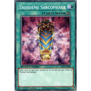 Yu-Gi-Oh TCG SGX3-FRI08 C Troisième Sarcophage Speed Duel GX : Les Duellistes des Ombres