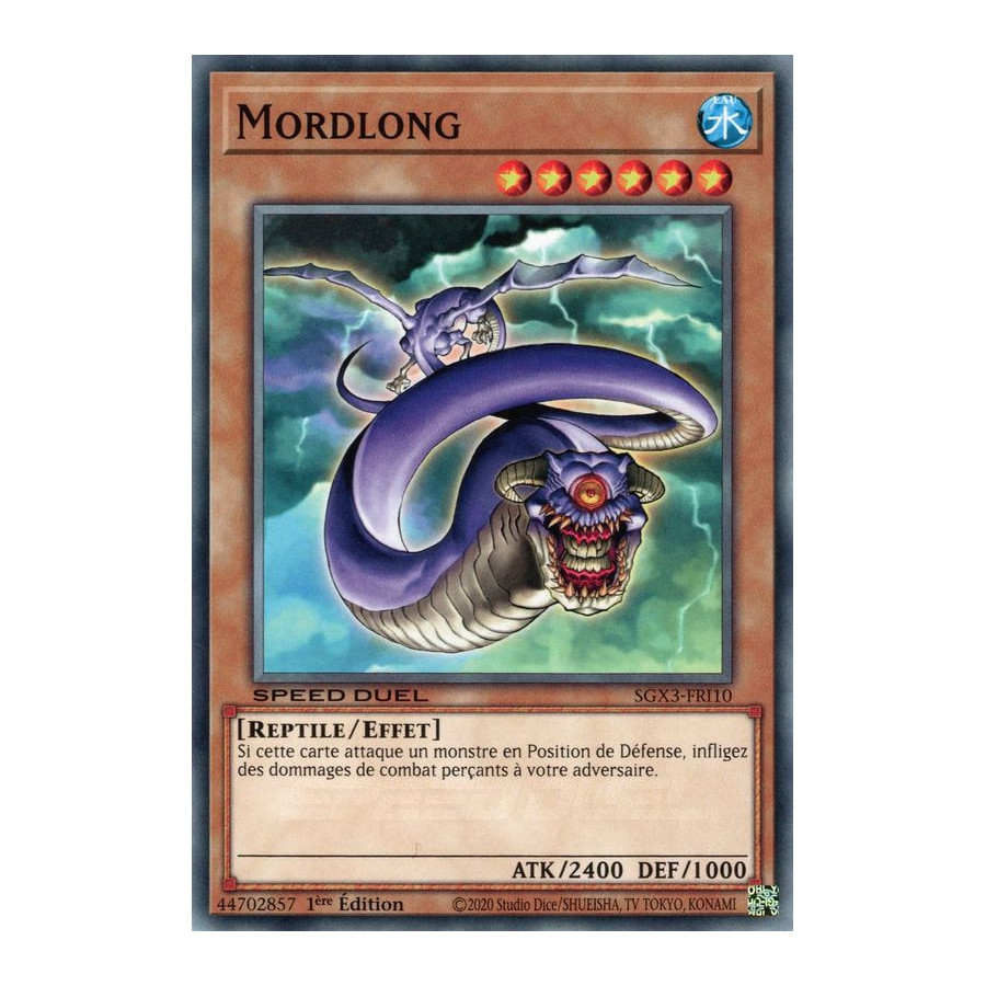 Yu-Gi-Oh TCG SGX3-FRI10 C Mordlong Speed Duel GX : Les Duellistes des Ombres