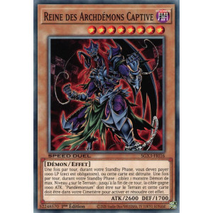Yu-Gi-Oh TCG SGX3-FRI16 C Reine des Archdémons Captive Speed Duel GX : Les Duellistes des Ombres