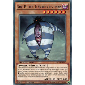 Yu-Gi-Oh TCG SGX3-FRI17 C Sang Putride, Le Gardien des Limbes Speed Duel GX : Les Duellistes des Ombres