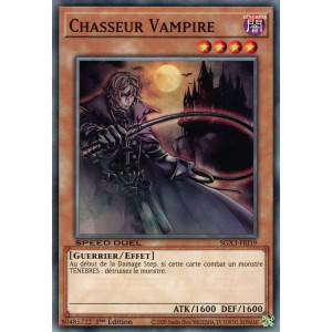 Yu-Gi-Oh TCG SGX3-FRI19 C Chasseur Vampire Speed Duel GX : Les Duellistes des Ombres