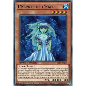 Yu-Gi-Oh TCG SGX3-FRI20 C L'Esprit de l'Eau Speed Duel GX : Les Duellistes des Ombres