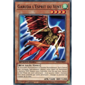 Yu-Gi-Oh TCG SGX3-FRI21 C Garuda l'Esprit du Vent Speed Duel GX : Les Duellistes des Ombres