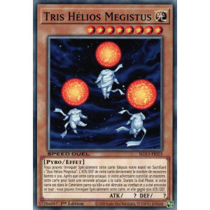 Yu-Gi-Oh TCG SGX3-FRI23 C Tris Hélios Megistus Speed Duel GX : Les Duellistes des Ombres