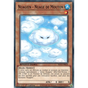 Yu-Gi-Oh TCG SGX3-FRI24 C Nuagien - Nuage de Mouton Speed Duel GX : Les Duellistes des Ombres