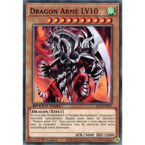 Yu-Gi-Oh TCG SGX3-FRI27 C Dragon Armé LV10 Speed Duel GX : Les Duellistes des Ombres