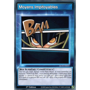 Yu-Gi-Oh TCG SGX3-FRS01 C Moyens Impitoyables Speed Duel GX : Les Duellistes des Ombres