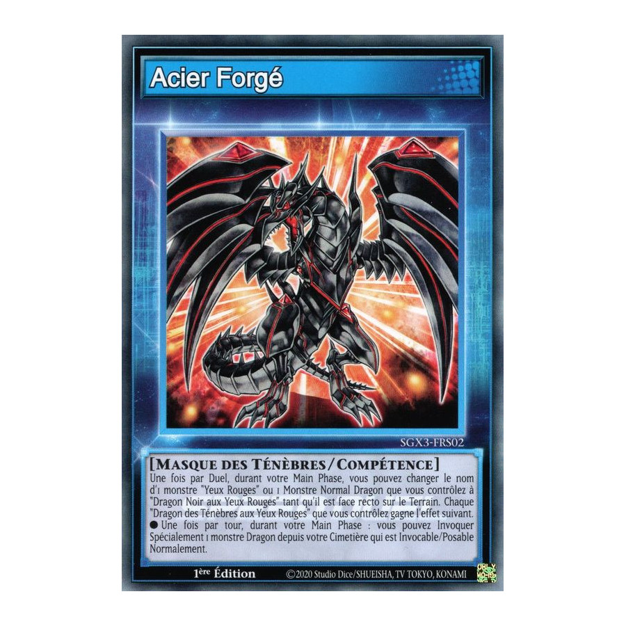 Yu-Gi-Oh TCG SGX3-FRS02 C Acier Forgé Speed Duel GX : Les Duellistes des Ombres