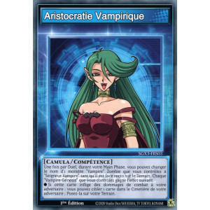 Yu-Gi-Oh TCG SGX3-FRS03 C Aristocratie Vampirique Speed Duel GX : Les Duellistes des Ombres