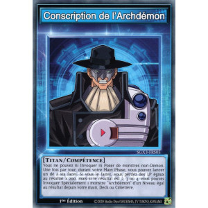 Yu-Gi-Oh TCG SGX3-FRS05 C Conscription de l'Archdémon Speed Duel GX : Les Duellistes des Ombres