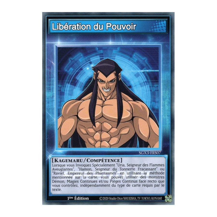 Yu-Gi-Oh TCG SGX3-FRS07 C Libération du Pouvoir Speed Duel GX : Les Duellistes des Ombres