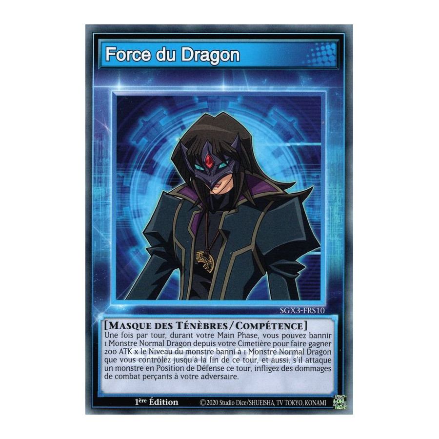 Yu-Gi-Oh TCG SGX3-FRS10 C Force du Dragon Speed Duel GX : Les Duellistes des Ombres