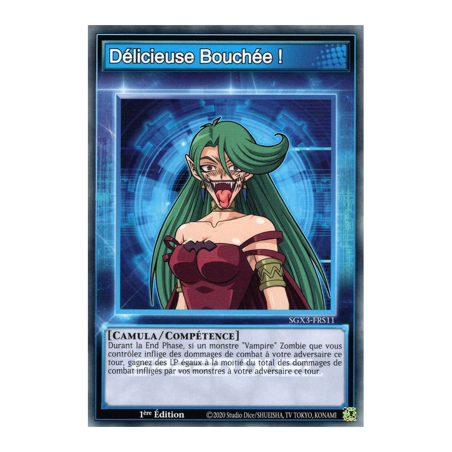 Yu-Gi-Oh TCG SGX3-FRS11 C Délicieuse Bouchée ! Speed Duel GX : Les Duellistes des Ombres