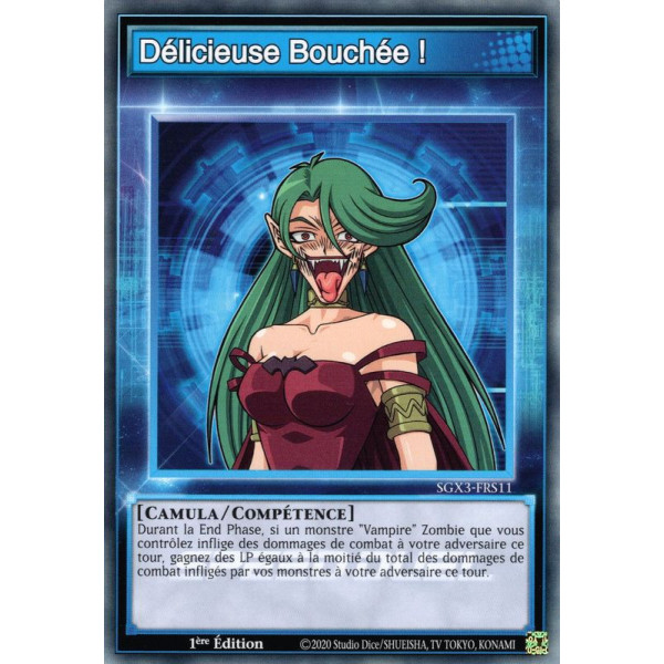 Yu-Gi-Oh TCG SGX3-FRS11 C Délicieuse Bouchée ! Speed Duel GX : Les Duellistes des Ombres