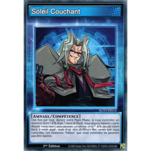 Yu-Gi-Oh TCG SGX3-FRS14 C Soleil Couchant Speed Duel GX : Les Duellistes des Ombres