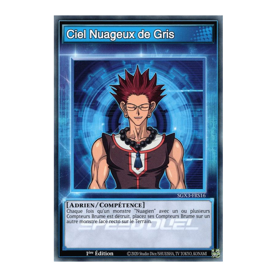 Yu-Gi-Oh TCG SGX3-FRS16 C Ciel Nuageux de Gris Speed Duel GX : Les Duellistes des Ombres