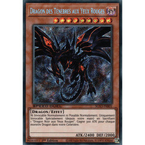 Yu-Gi-Oh TCG SGX3-FRB01 SE Dragon des Ténèbres aux Yeux Rouges Speed Duel GX : Les Duellistes des Ombres