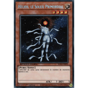 Yu-Gi-Oh TCG SGX3-FRF01 SE Hélios, le Soleil Primordial Speed Duel GX : Les Duellistes des Ombres