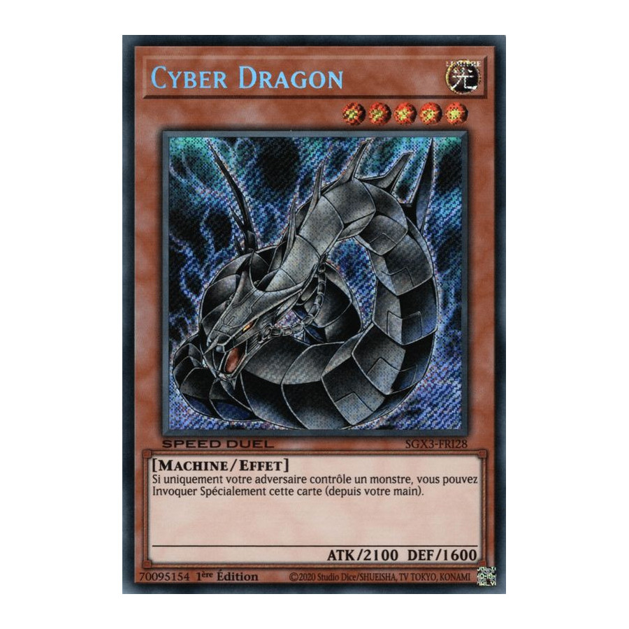 Yu-Gi-Oh TCG SGX3-FRI28 SE Cyber Dragon Speed Duel GX : Les Duellistes des Ombres