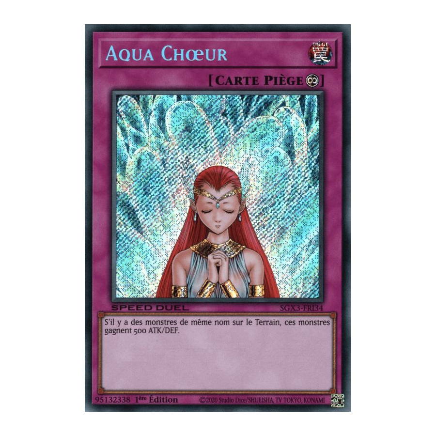 Yu-Gi-Oh TCG SGX3-FRI34 SE Aqua Chœur Speed Duel GX : Les Duellistes des Ombres