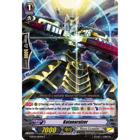 Vanguard_TCG_card_G-BT01_087EN_C_Katanaraizer_Generation_Stride