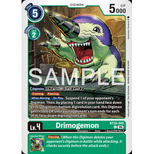 Digimon TCG BT26-040 Drimogemon C TIMELESS BONDS Card Game