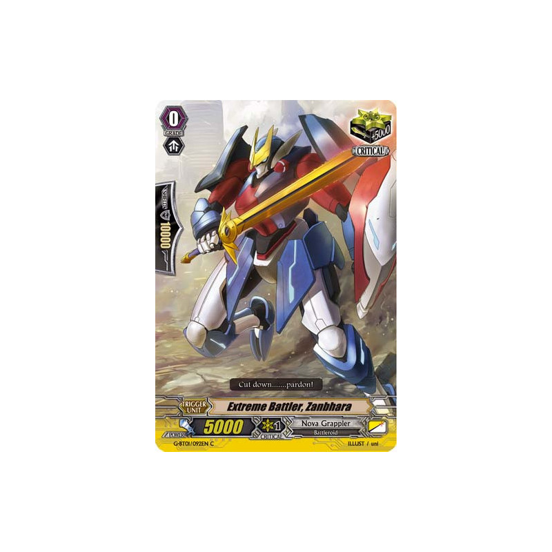Vanguard_TCG_card_G-BT01_092EN_C_Extreme_Battler_Zanbhara_Generation_Stride