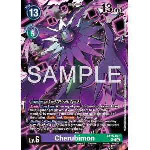 Digimon TCG BT26-078 Cherubimon R TIMELESS BONDS Card Game