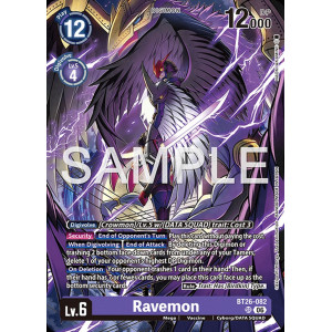 Digimon TCG BT26-082 Ravemon SR TIMELESS BONDS Card Game